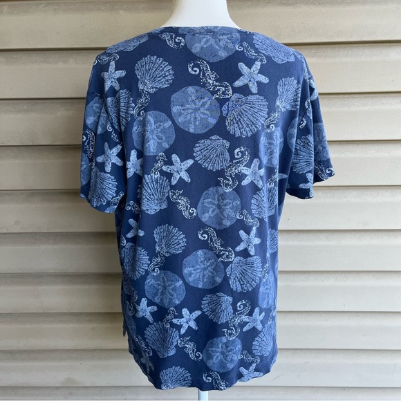 •Icantoo• 100% Cotton Seashell Top Size - Size 2XL - Picture 5 of 7